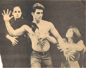 Dean as choreographed Monsieur in Genet's The Maids